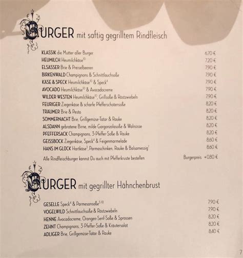 hans im gluck menu|HANS IM GLUCK, Berlin